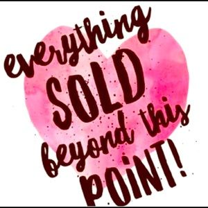 Everything thing sold beyond this point